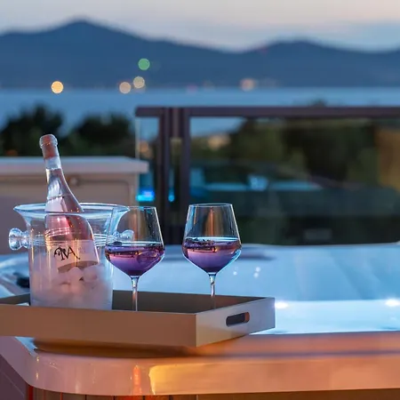 公寓 Sky Lounge & - Rooftop Wellness & Gym 扎达尔